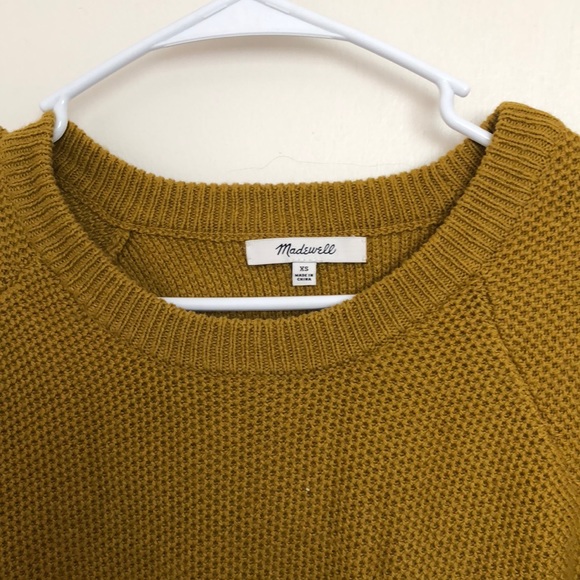Madewell mustard cross back sweater - Picture 4 of 4